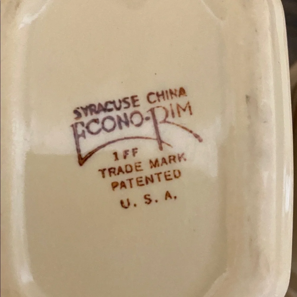 Syracuse China elegant ceramic